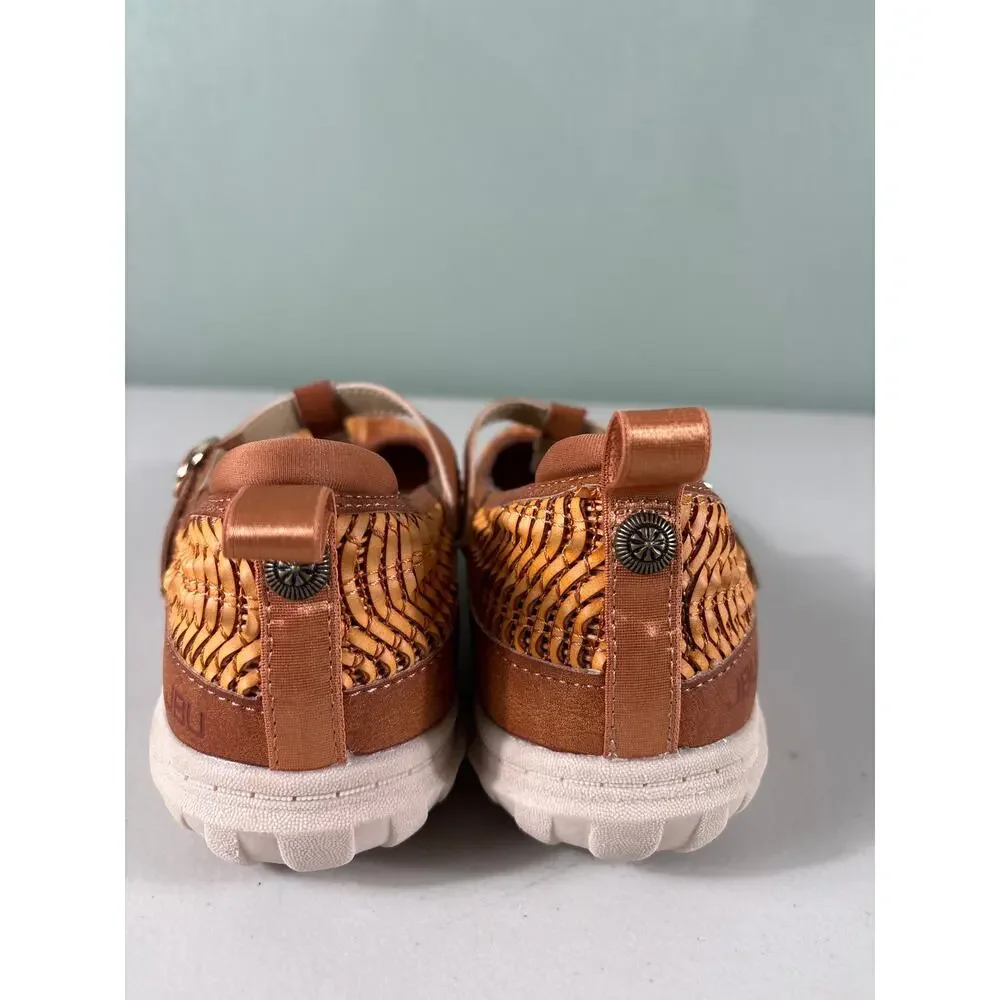 JBU Summer Casual T-Strap Mary Jane Shoes Womens Size 7.5M Comfort Walking Daily